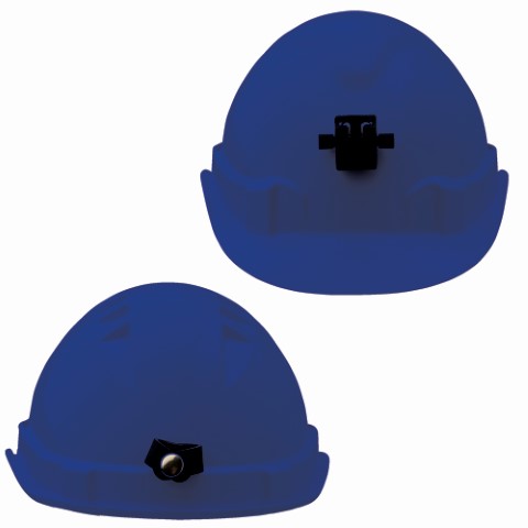 PROCHOICE V6 HARD HAT VENT LAMP BRACKET PUSHLOCK HARN - BLUE